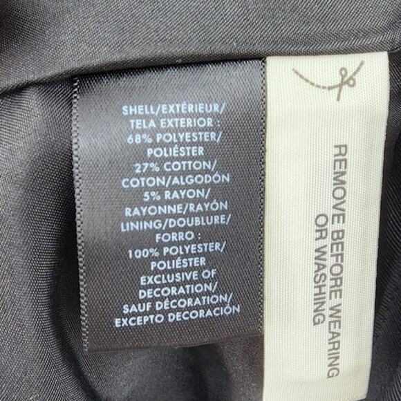 New NWOT Ann Taylor Tweed Full Zip Jacket Medium - Picture 9 of 9